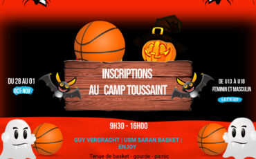 Camps basket Vacances Toussaint