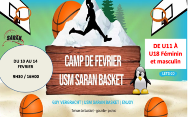 Camps basket Vacances février