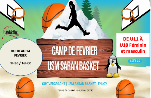 Camps basket Vacances février